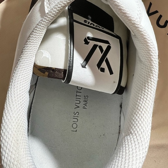 LOUIS VUITTON
Charlie Sneakers size 10 - 1st pic stock pic; rest are actual GUC - Picture 2 of 10